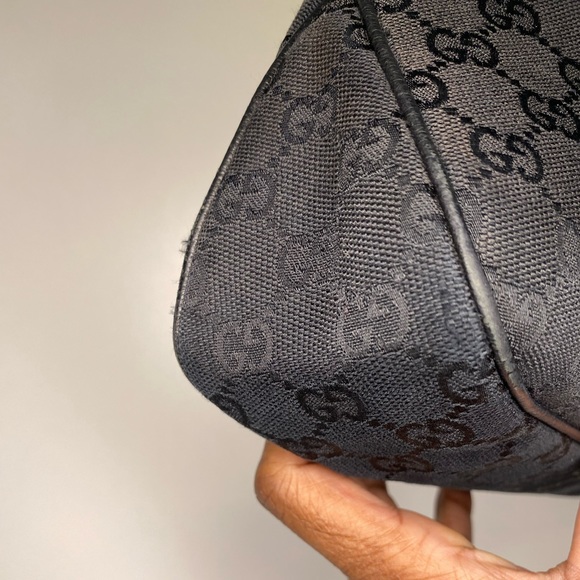 GUCCI Black GG Canvas Eclipse Bag AUTHENTIC - Picture 4 of 16